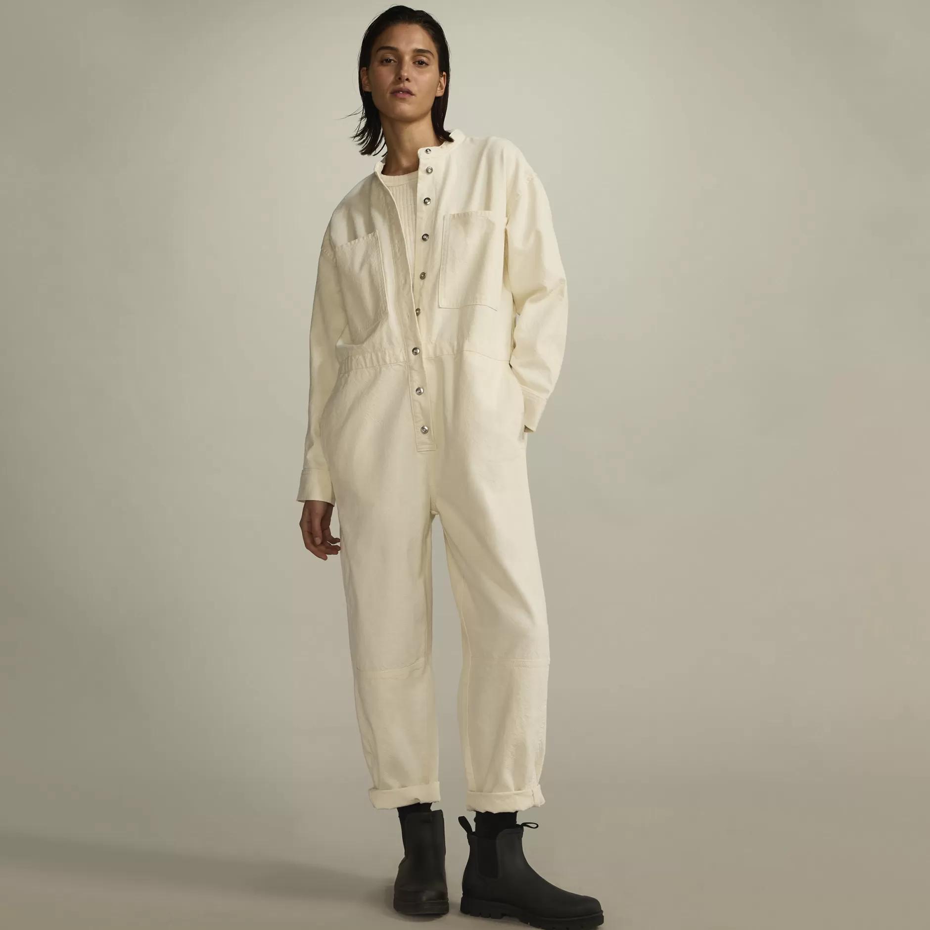 Best Sale The Canvas Organic Cotton Coverall Women Jumpsuits