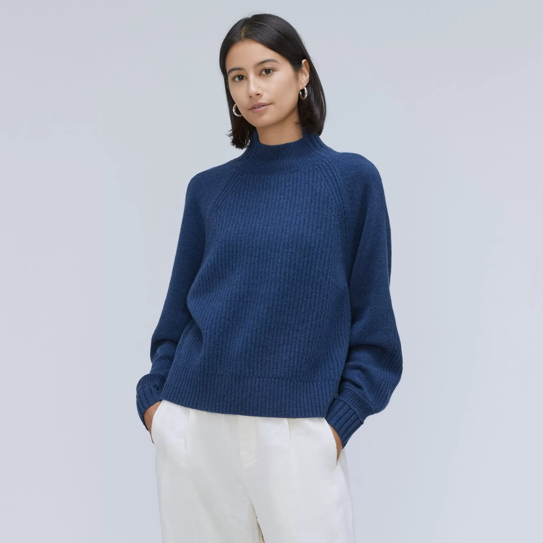 Hot The Cashmere Ribbed Turtleneck Women Sweaters