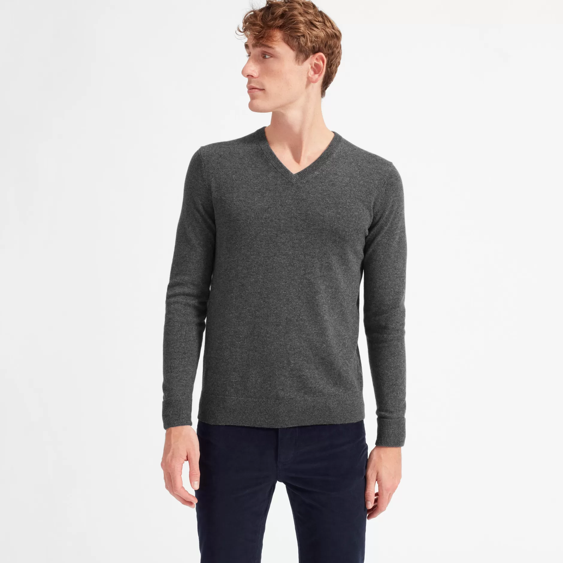 Store The Cashmere V-Neck Men Sweaters