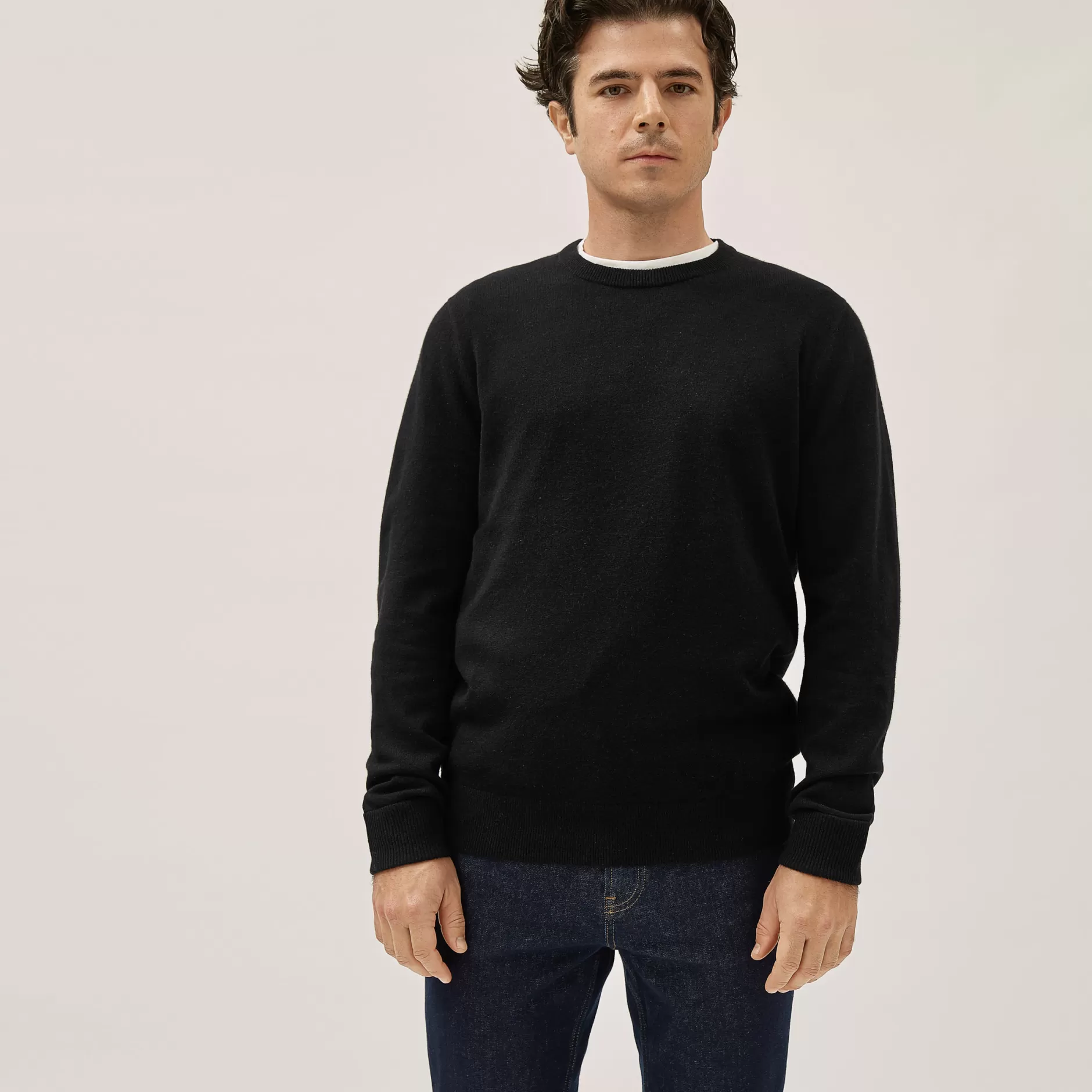 Shop The Grade-A Cashmere Crew Men Sweaters