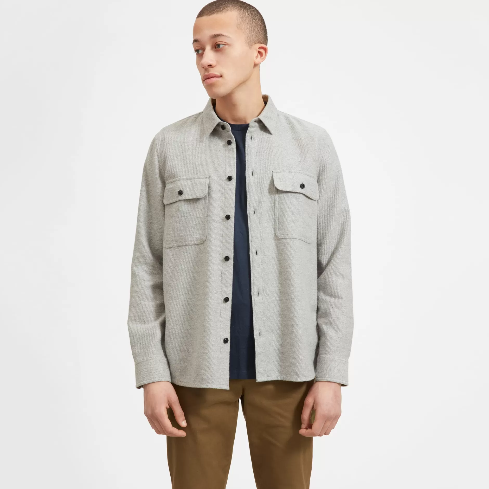 Hot The Heavyweight Overshirt | Uniform Men Shirts