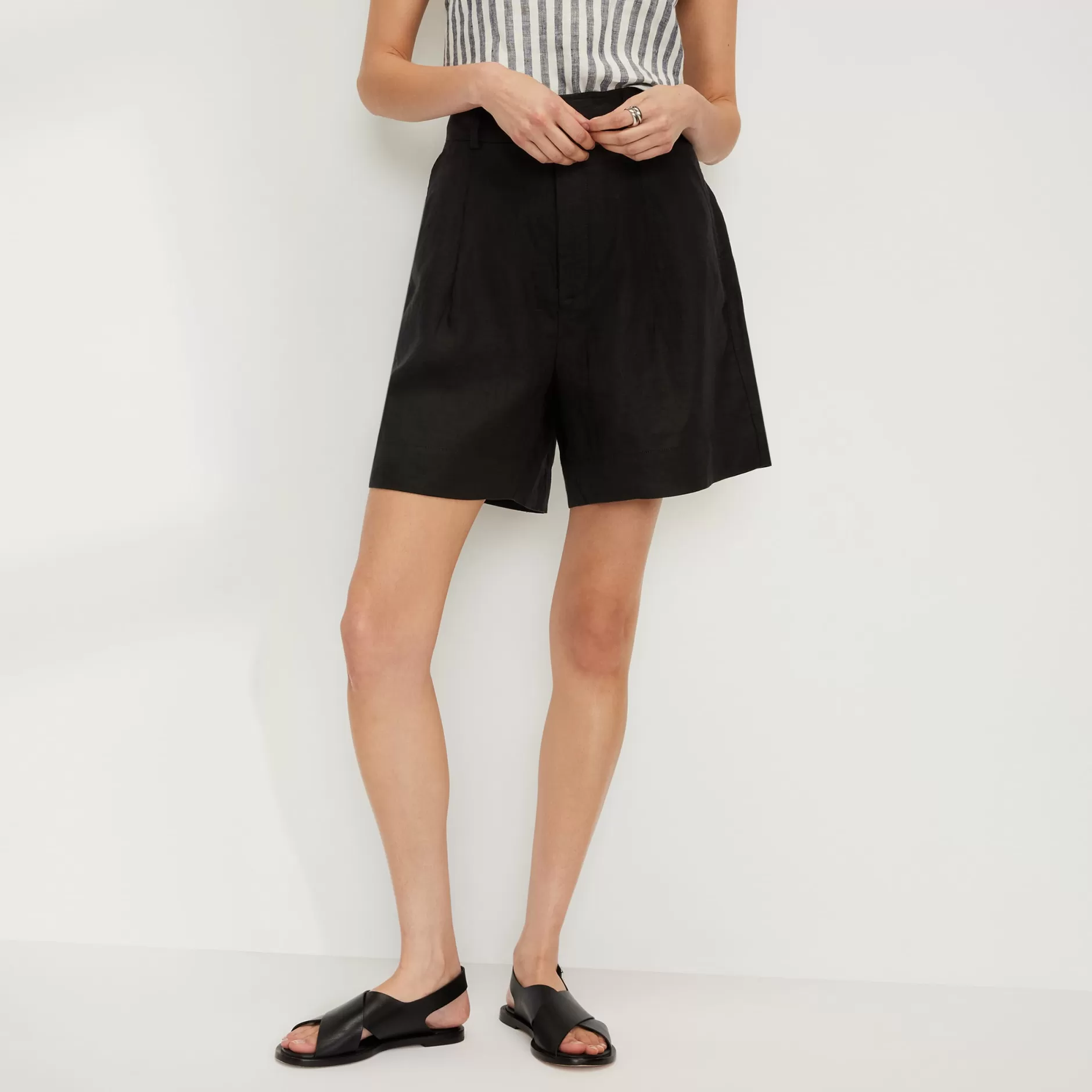 Fashion The Linen Way-High® Drape Short Women Shorts & Skirts