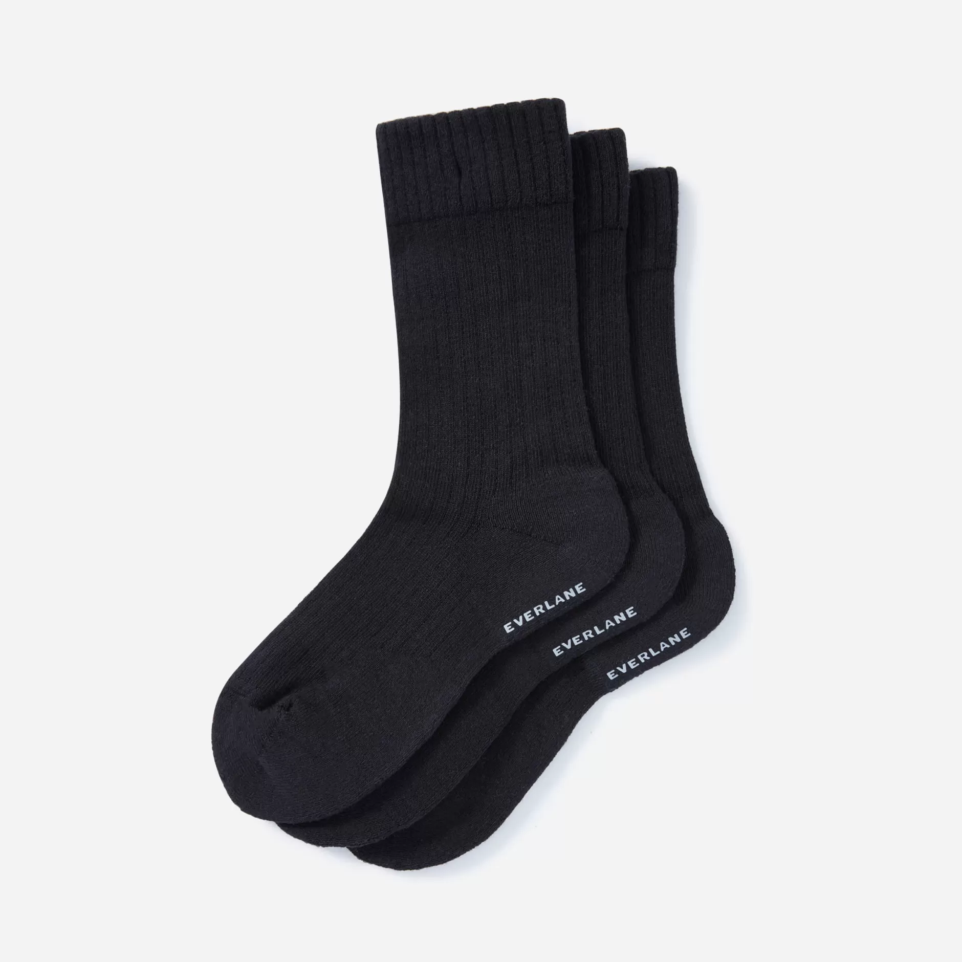 Best The Organic Cotton Ribbed Crew Sock 3-Pack Men Accessories