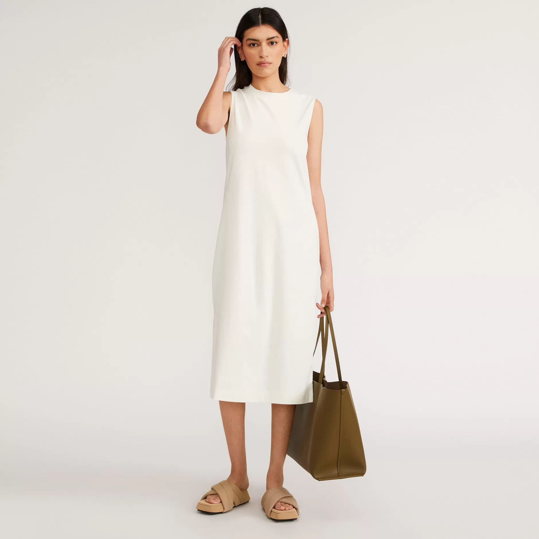 Sale The Organic Cotton Weekend Tank Dress Women Jumpsuits