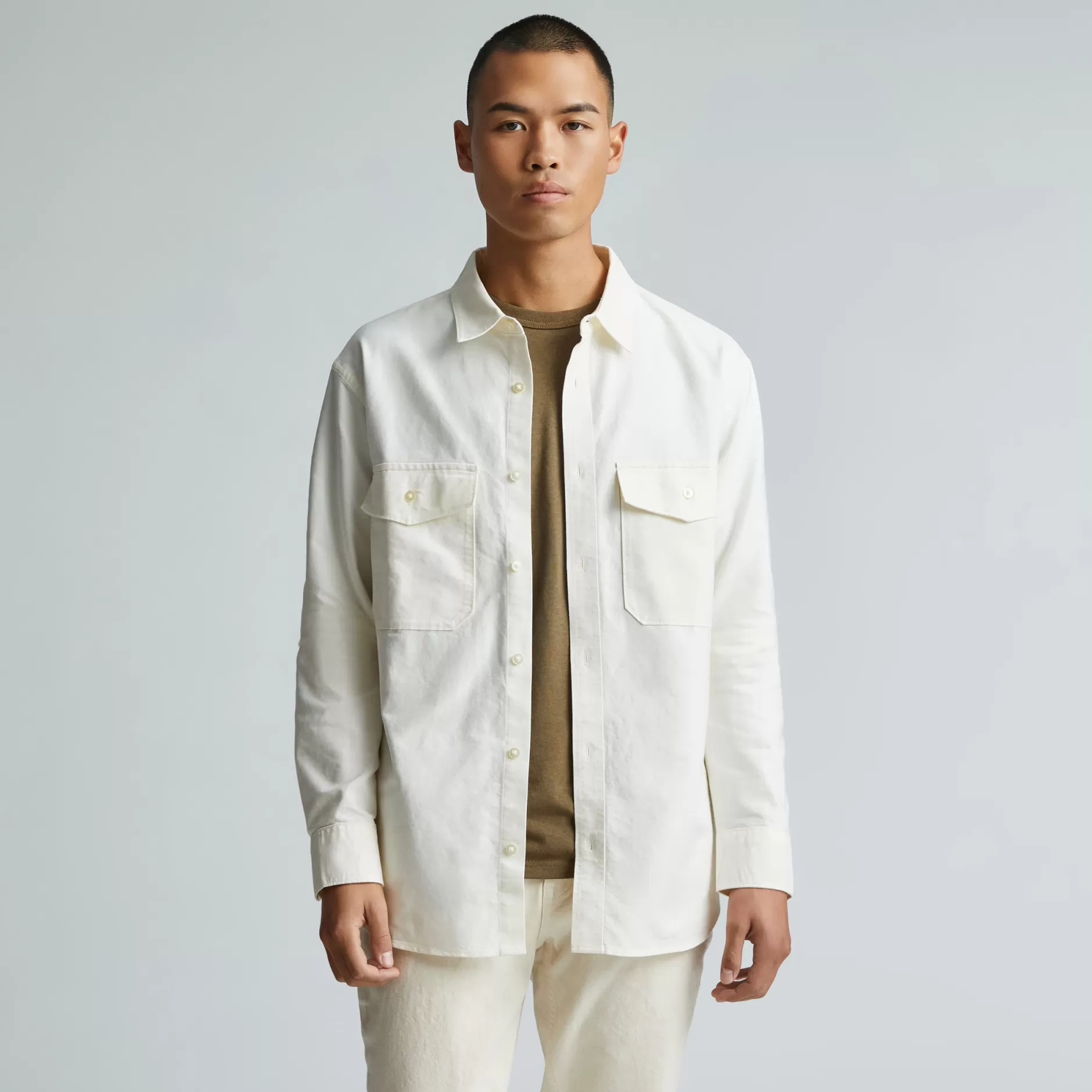 Online The Organic Oxford Relaxed Utility Shirt Men Shirts