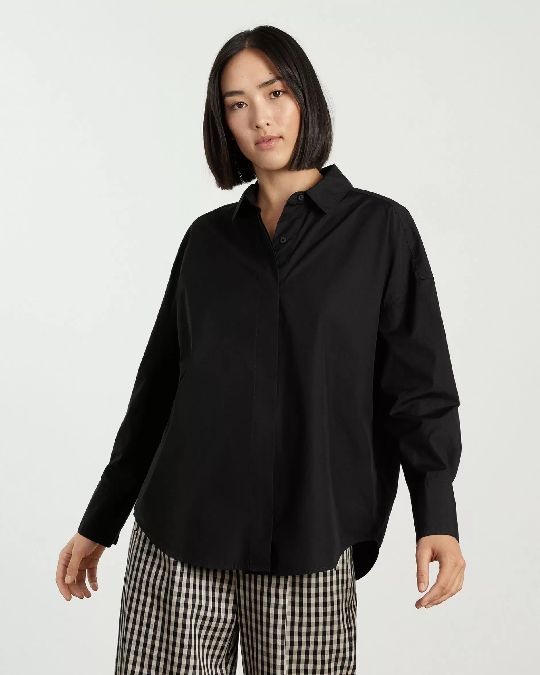 Online The Oversized Poplin Shirt Women Tops & Shirts