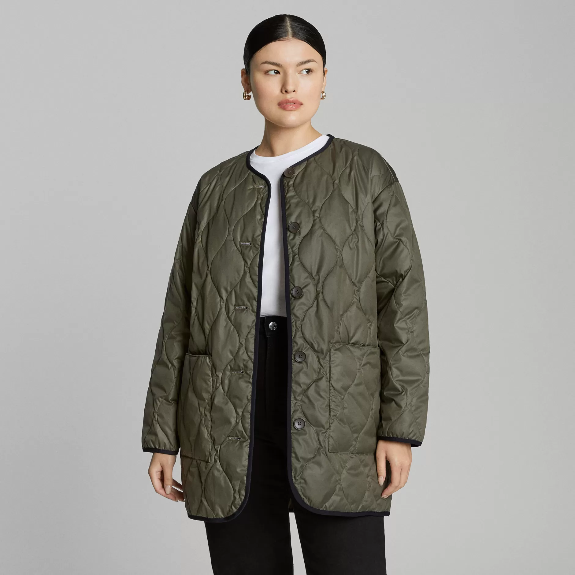 Sale The Renew Quilted Mid-Length Liner Women Coats & Jackets