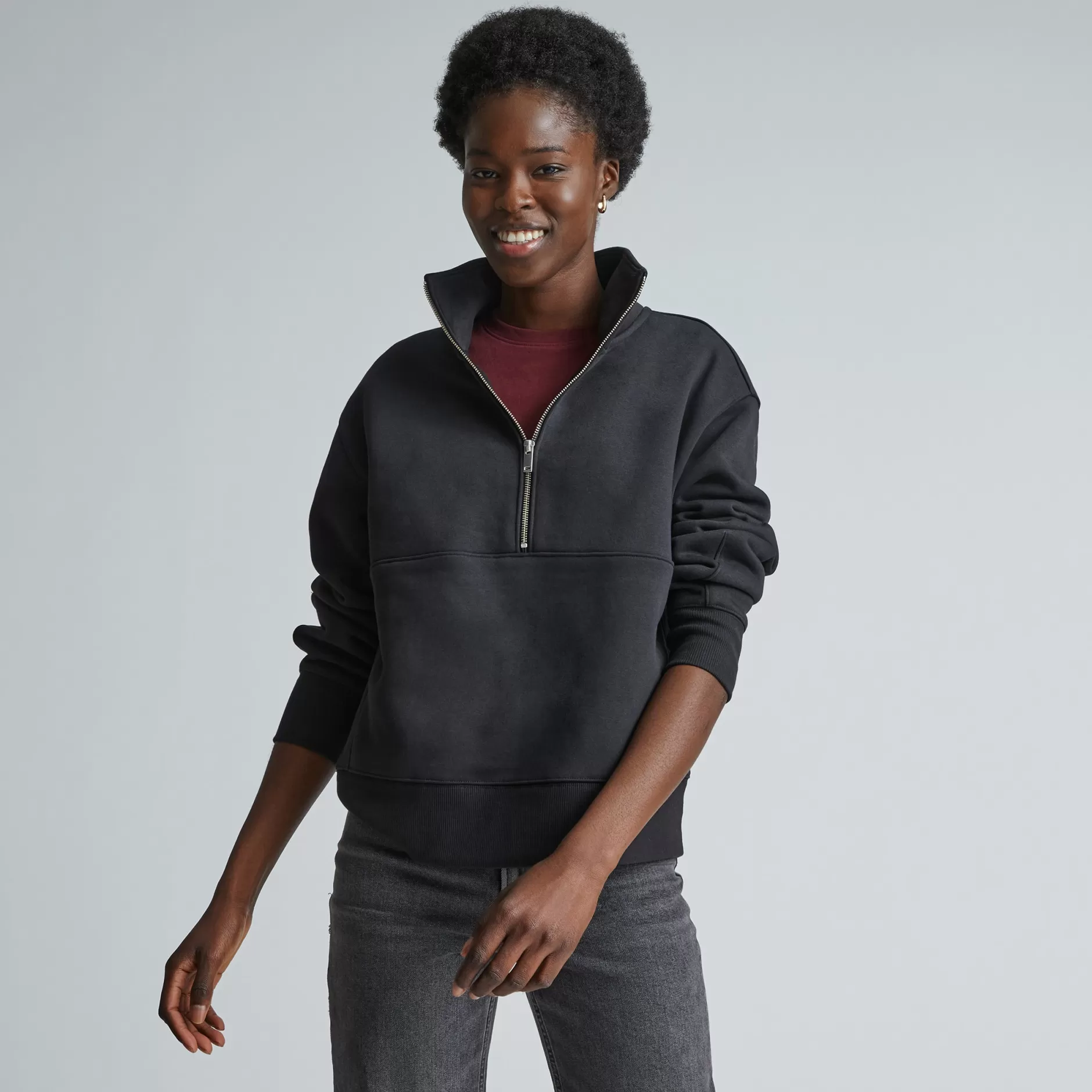 New The Retrack Half-Zip Sweatshirt Women Loungewear