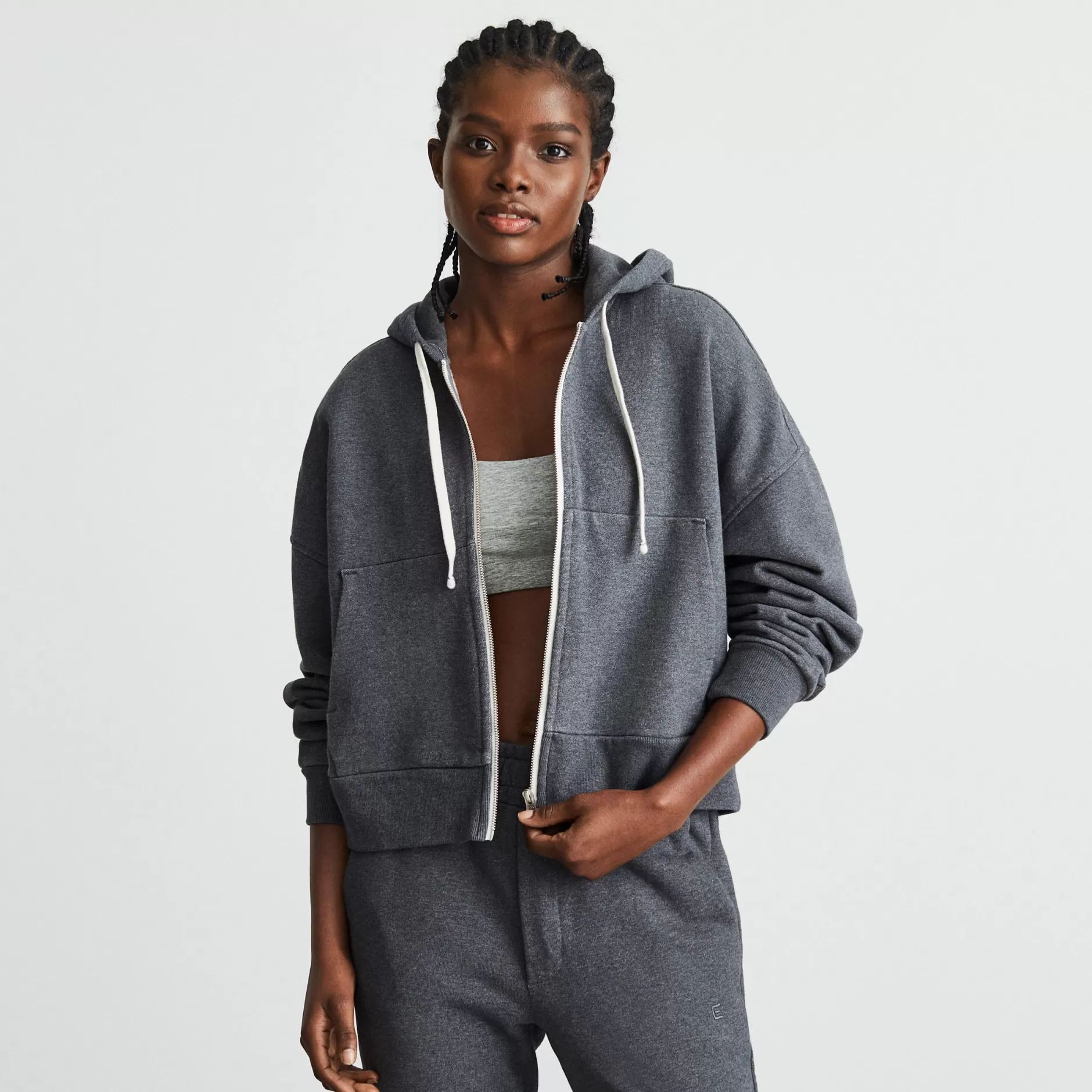 Shop The Track Organic Cotton Hoodie Women Loungewear